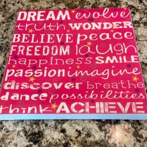 Inspirational wall hanging